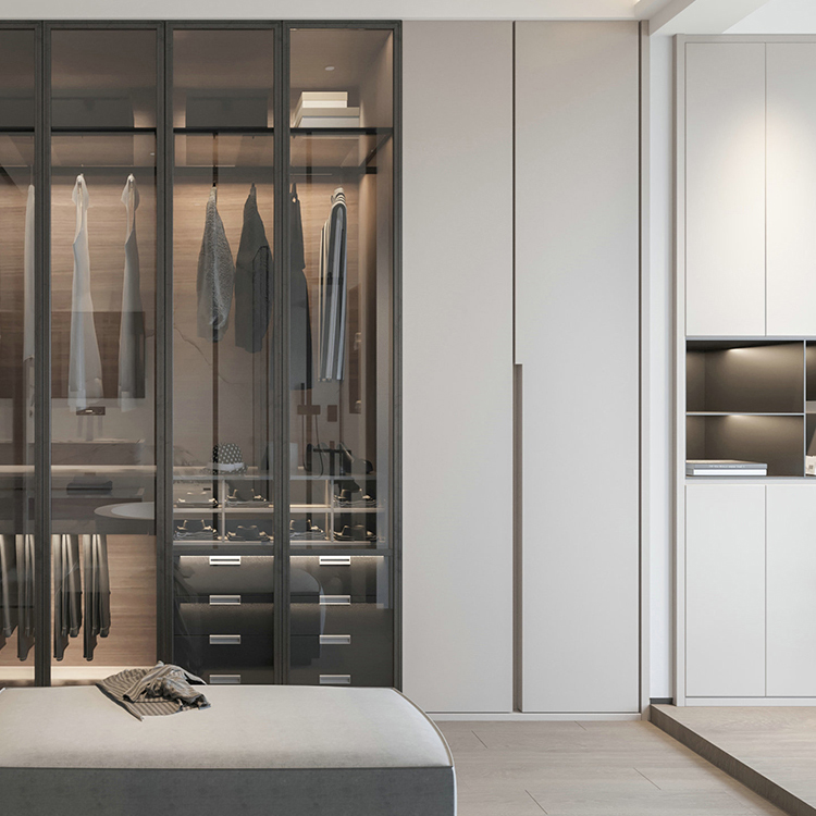 整体定制一门到顶整体衣柜定制玻璃门衣帽间全屋定制家具预约金
